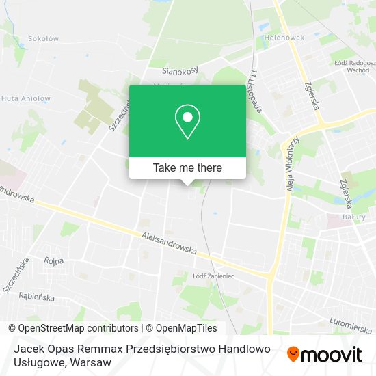 Jacek Opas Remmax Przedsiębiorstwo Handlowo Usługowe map