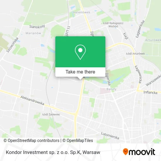 Карта Kondor Investment sp. z o.o. Sp.K
