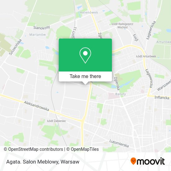 Agata. Salon Meblowy map