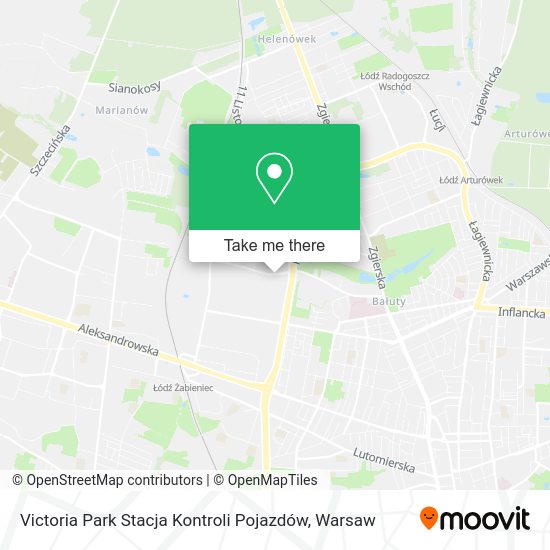 Victoria Park Stacja Kontroli Pojazdów map