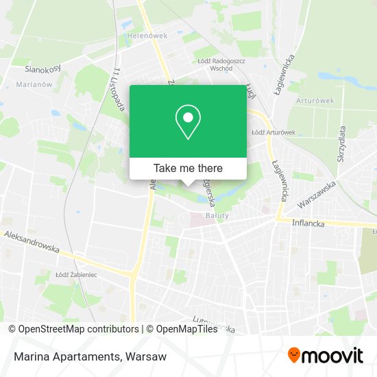 Marina Apartaments map