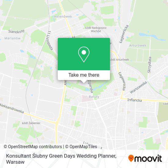 Konsultant Ślubny Green Days Wedding Planner map