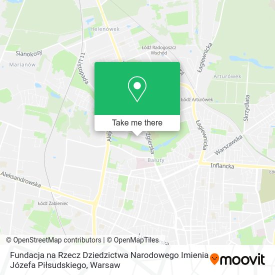 Fundacja na Rzecz Dziedzictwa Narodowego Imienia Józefa Piłsudskiego map