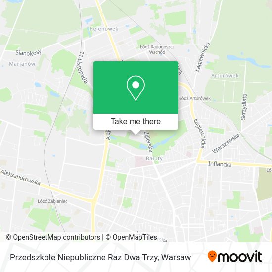 Przedszkole Niepubliczne Raz Dwa Trzy map