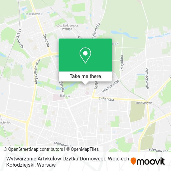 Wytwarzanie Artykułów Użytku Domowego Wojciech Kołodziejski map