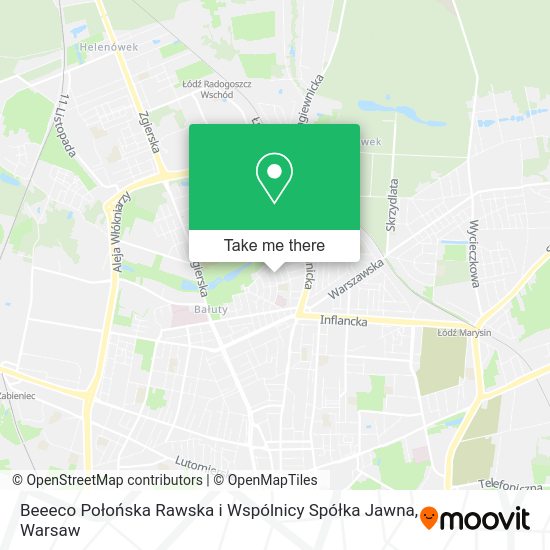 Beeeco Połońska Rawska i Wspólnicy Spółka Jawna map