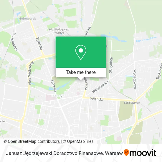 Карта Janusz Jędrzejewski Doradztwo Finansowe