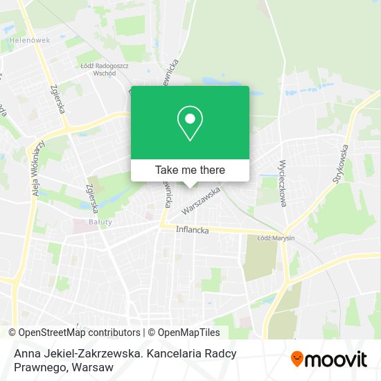 Anna Jekiel-Zakrzewska. Kancelaria Radcy Prawnego map