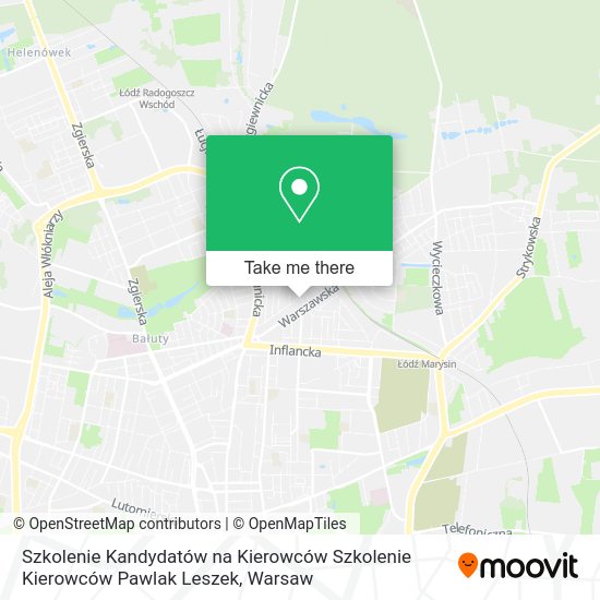 Szkolenie Kandydatów na Kierowców Szkolenie Kierowców Pawlak Leszek map