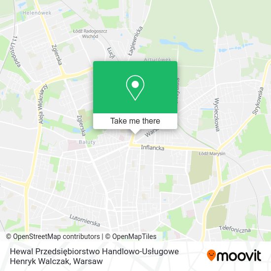 Hewal Przedsiębiorstwo Handlowo-Usługowe Henryk Walczak map