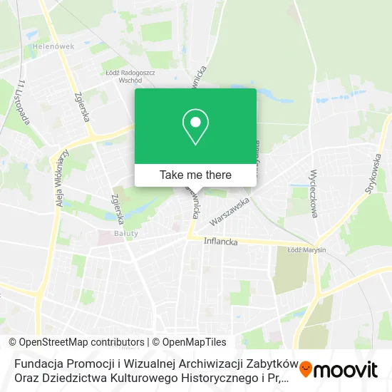 Fundacja Promocji i Wizualnej Archiwizacji Zabytków Oraz Dziedzictwa Kulturowego Historycznego i Pr map