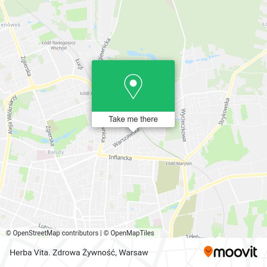 Herba Vita. Zdrowa Żywność map