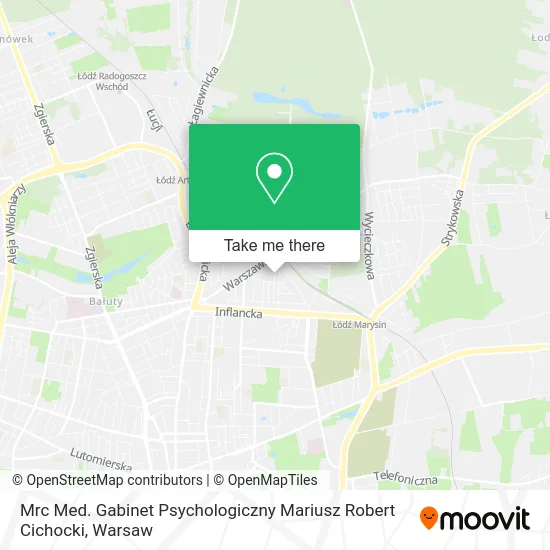 Карта Mrc Med. Gabinet Psychologiczny Mariusz Robert Cichocki