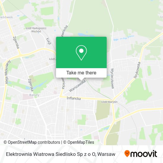 Elektrownia Wiatrowa Siedlisko Sp z o O map