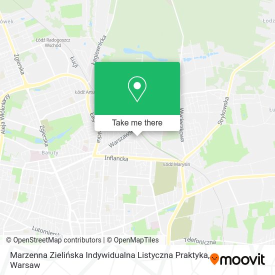 Marzenna Zielińska Indywidualna Listyczna Praktyka map