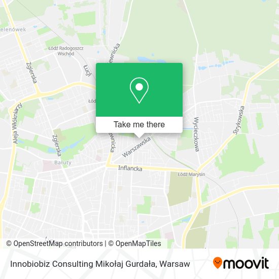 Innobiobiz Consulting Mikołaj Gurdała map