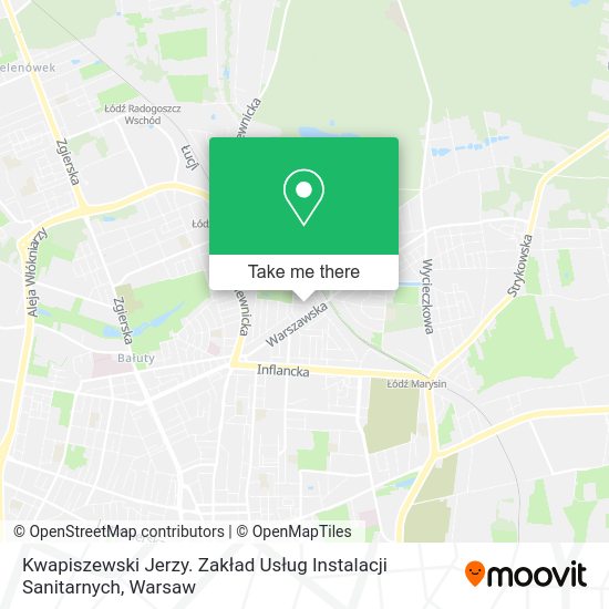 Kwapiszewski Jerzy. Zakład Usług Instalacji Sanitarnych map