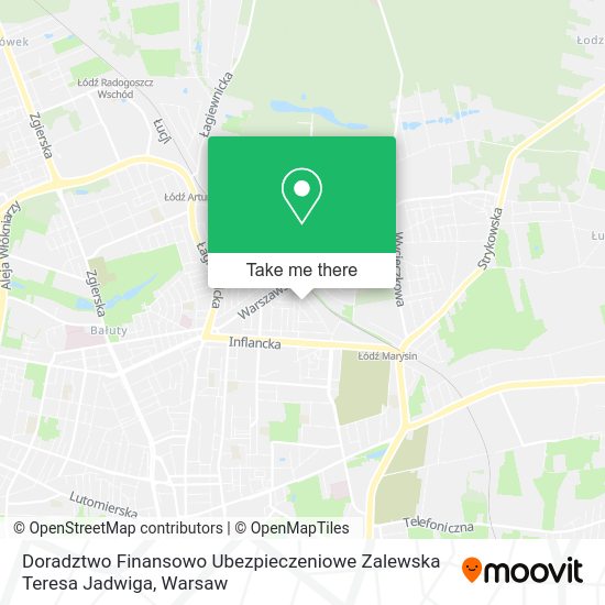 Doradztwo Finansowo Ubezpieczeniowe Zalewska Teresa Jadwiga map