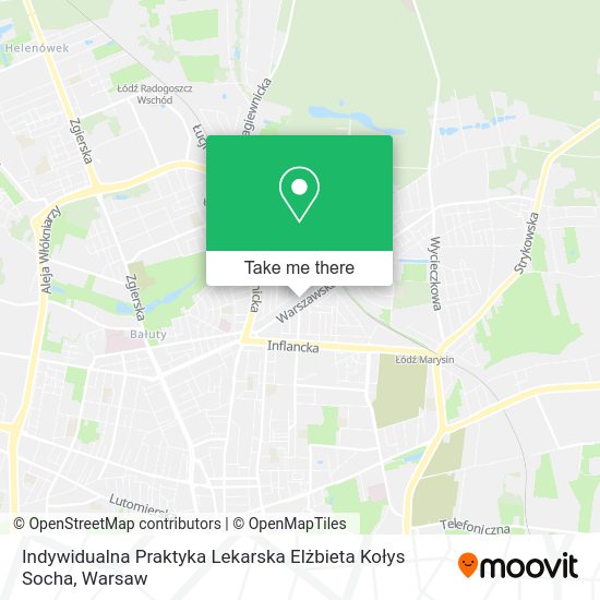 Indywidualna Praktyka Lekarska Elżbieta Kołys Socha map