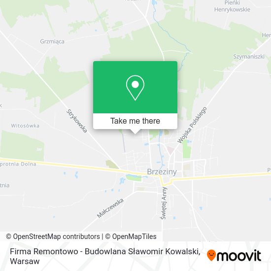 Firma Remontowo - Budowlana Sławomir Kowalski map