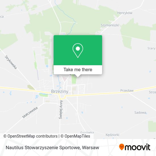 Nautilus Stowarzyszenie Sportowe map