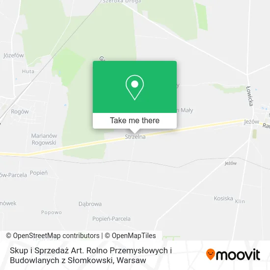 Skup i Sprzedaż Art. Rolno Przemysłowych i Budowlanych z Słomkowski map