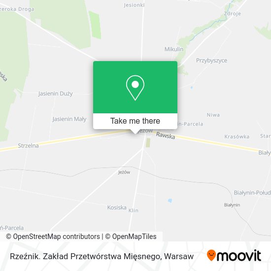 Rzeźnik. Zakład Przetwórstwa Mięsnego map