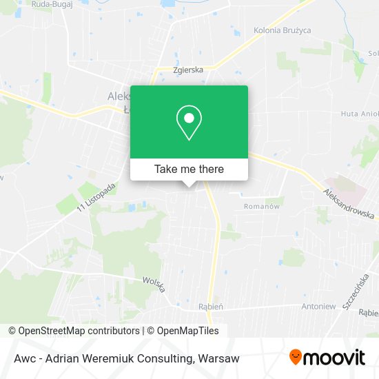 Awc - Adrian Weremiuk Consulting map