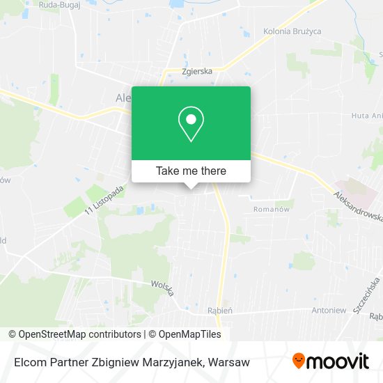 Elcom Partner Zbigniew Marzyjanek map