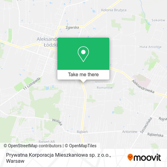 Prywatna Korporacja Mieszkaniowa sp. z o.o. map