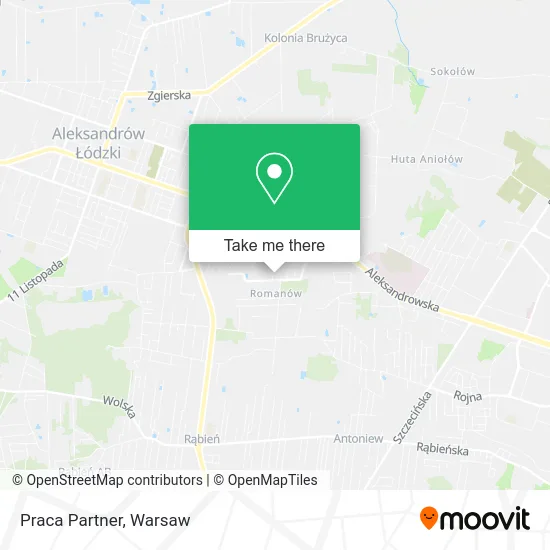 Карта Praca Partner
