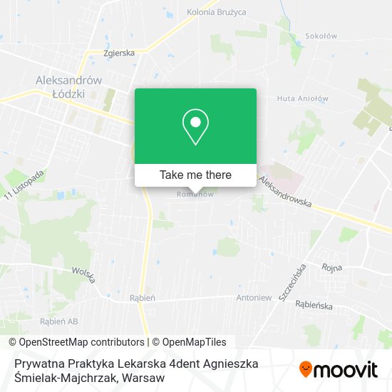 Prywatna Praktyka Lekarska 4dent Agnieszka Śmielak-Majchrzak map