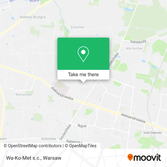 Карта Wa-Ko-Met s.c.