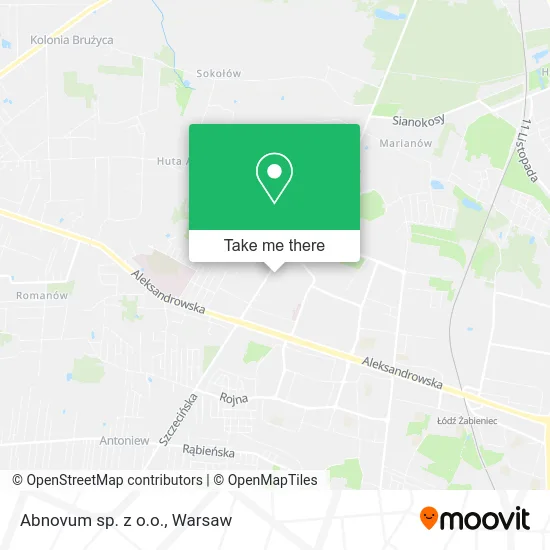 Карта Abnovum sp. z o.o.
