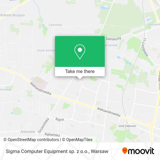 Sigma Computer Equipment sp. z o.o. map