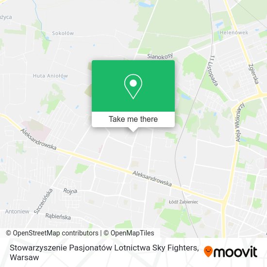 Stowarzyszenie Pasjonatów Lotnictwa Sky Fighters map