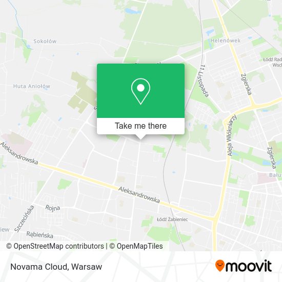 Novama Cloud map