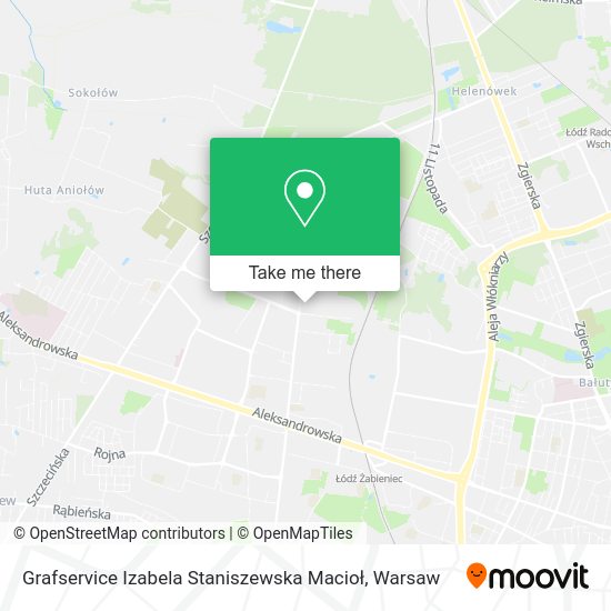 Grafservice Izabela Staniszewska Macioł map