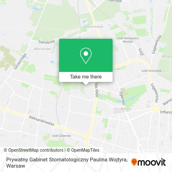 Prywatny Gabinet Stomatologiczny Paulina Wojtyra map