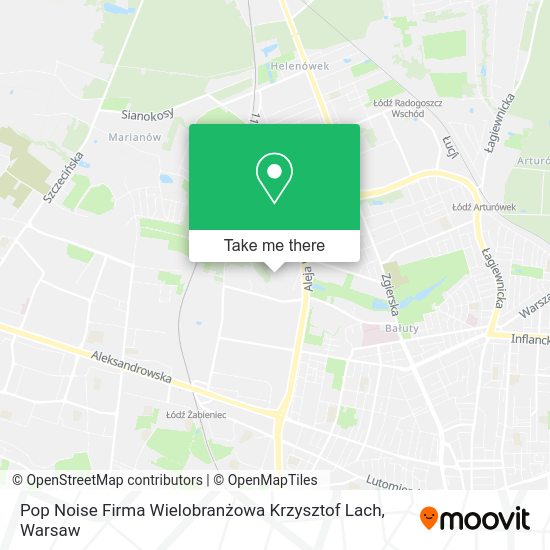 Pop Noise Firma Wielobranżowa Krzysztof Lach map