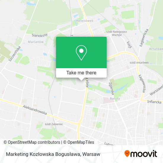 Marketing Kozłowska Bogusława map