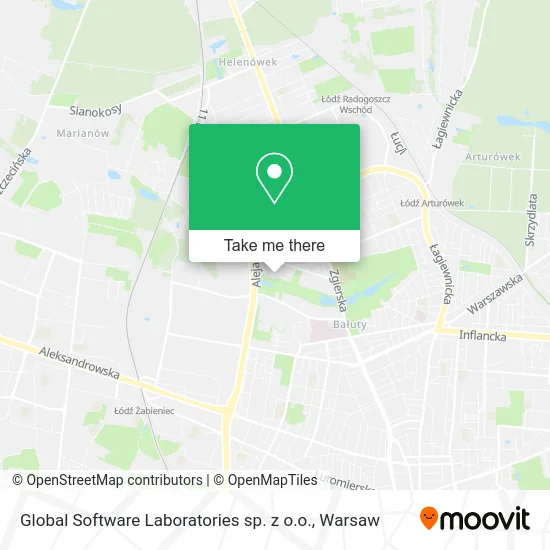 Карта Global Software Laboratories sp. z o.o.