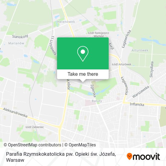 Parafia Rzymskokatolicka pw. Opieki św. Józefa map