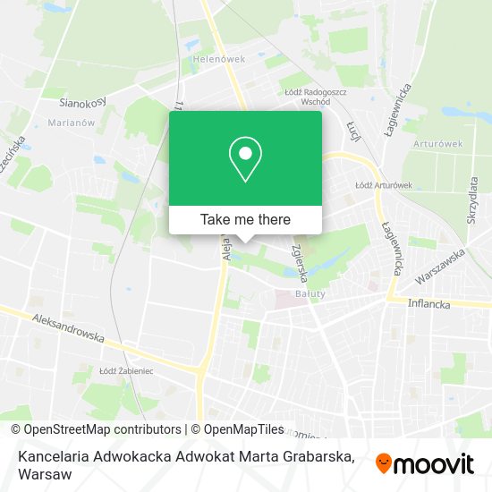 Kancelaria Adwokacka Adwokat Marta Grabarska map