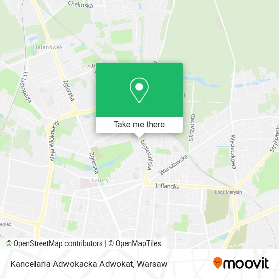 Kancelaria Adwokacka Adwokat map