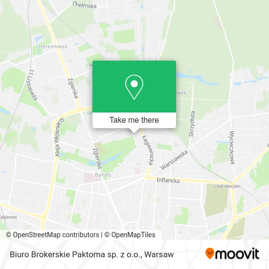 Карта Biuro Brokerskie Paktoma sp. z o.o.