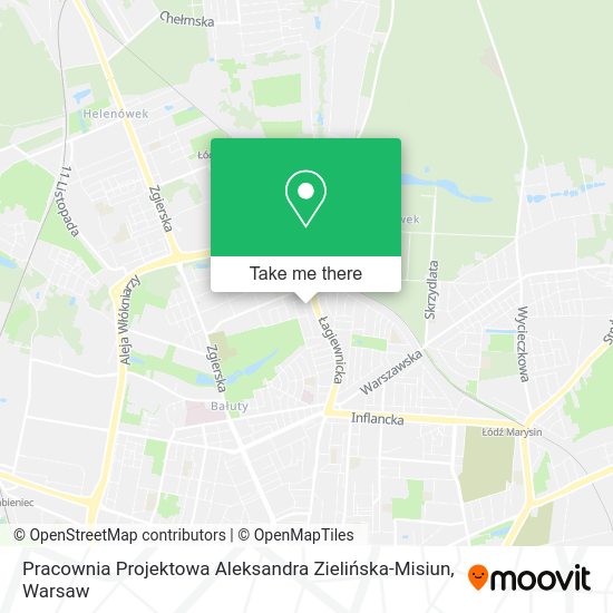 Pracownia Projektowa Aleksandra Zielińska-Misiun map