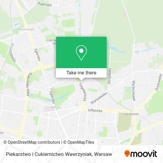 Piekarstwo i Cukiernictwo Wawrzyniak map