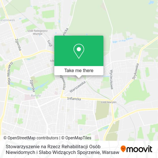 Stowarzyszenie na Rzecz Rehabilitacji Osób Niewidomych i Słabo Widzących Spojrzenie map