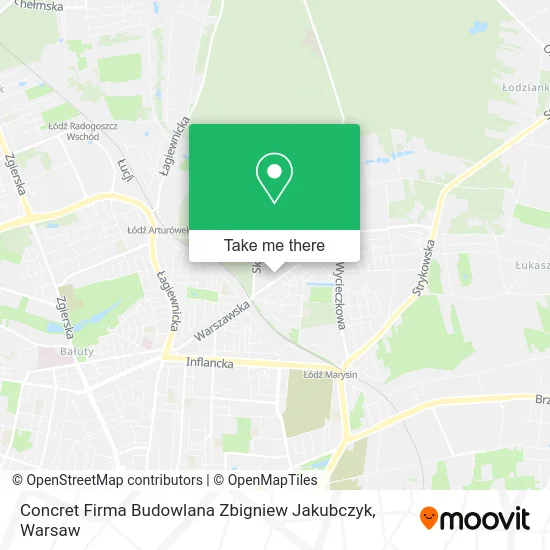 Concret Firma Budowlana Zbigniew Jakubczyk map